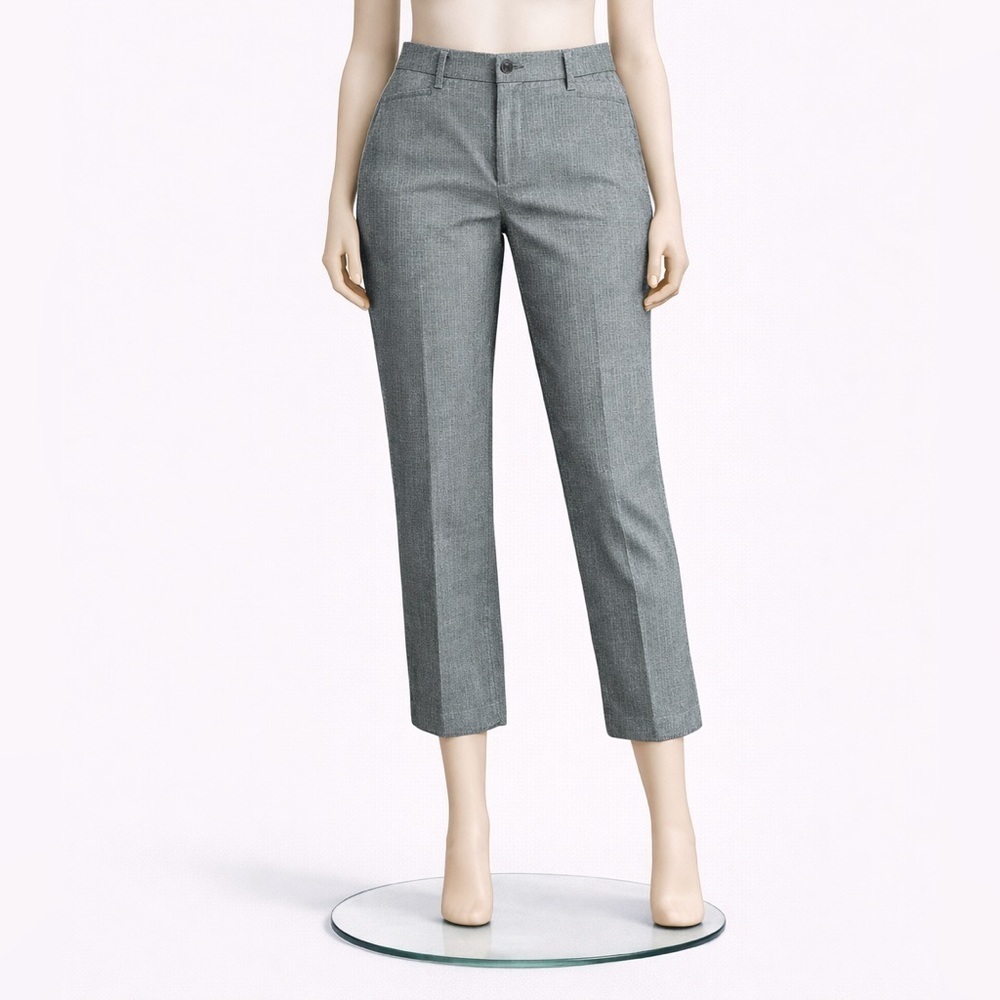 Zara Women’s Dark Grey Dress Pants Size With Waist elastic band Sz L